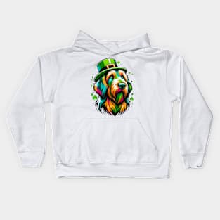 Otterhound Ready for Saint Patrick's Day Fun Kids Hoodie